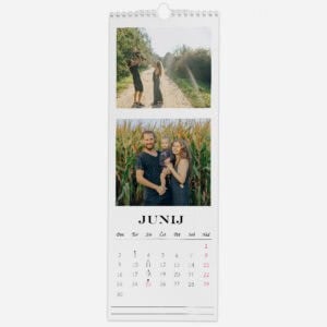 Stenski kuhinjski koledar s fotografijo