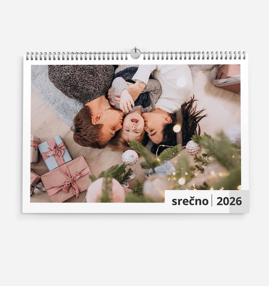 Stenski koledar s fotografijo
